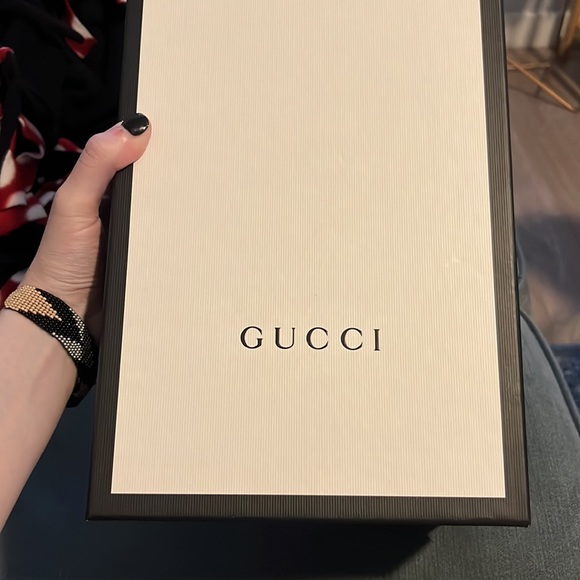 Gucci Fur Luxury GG pattern mules/loafers - Picture 4 of 4